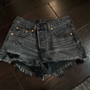 Levi black Denim shorts